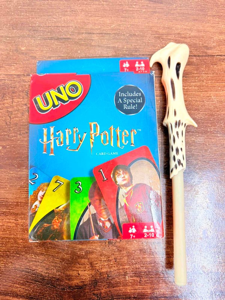 Harry potter UNO + Wand ( pen )