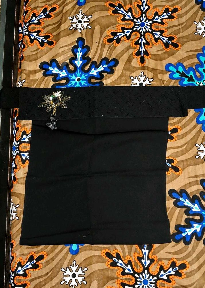 Elegant Black nose piece with Embellishment