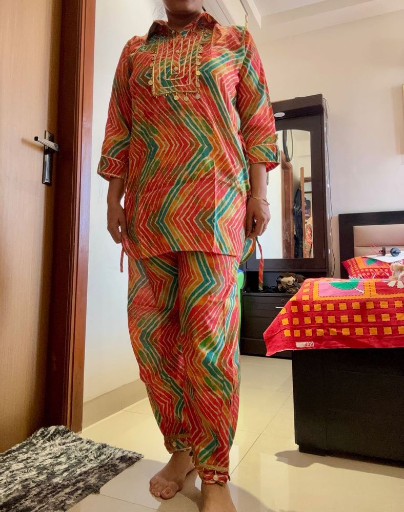 Pathani style punjabi ethnic coord set