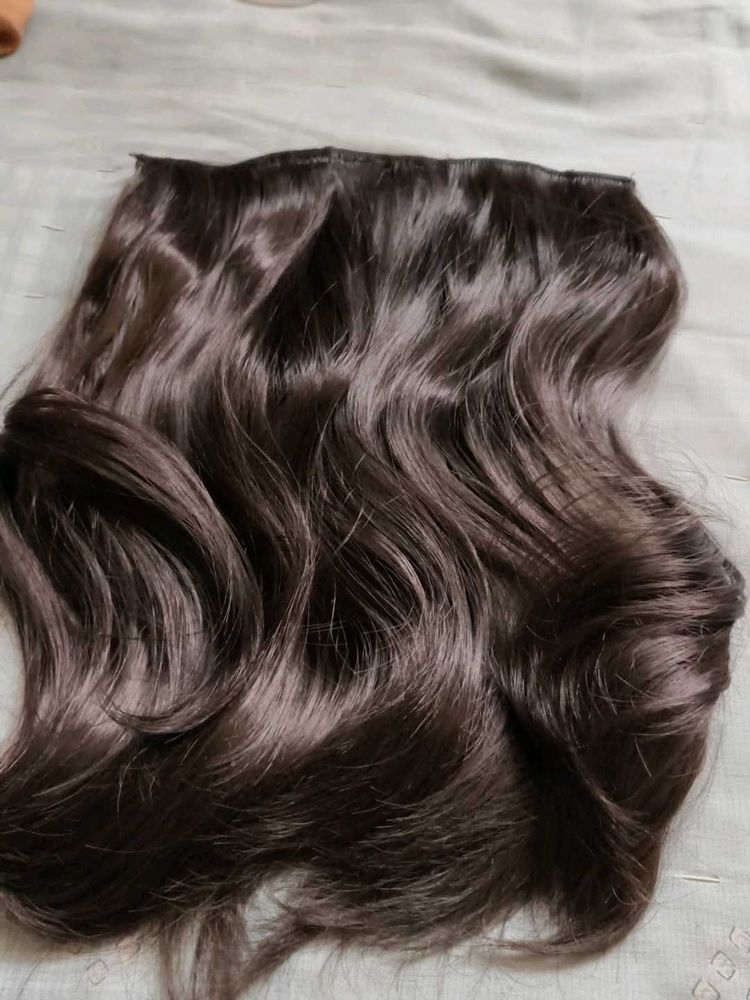 Blackish Brown Wavy Hair Extensions