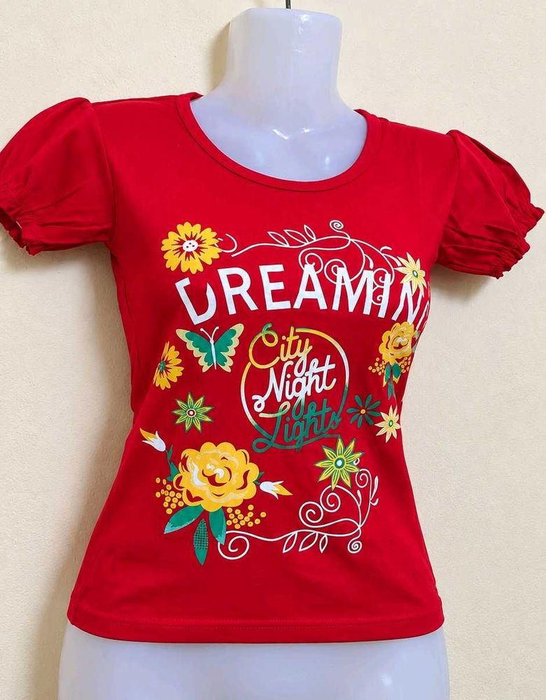 Red Graphic T-Shirt