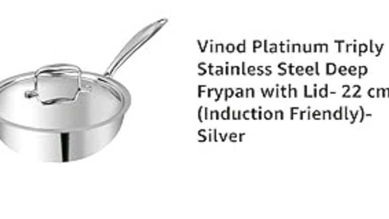 Vinod Stainless Steel Frypan 22cm