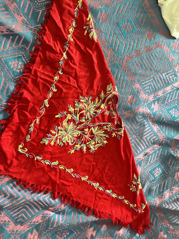 Beautiful Kashmiri Embroidery Poncho For Kids