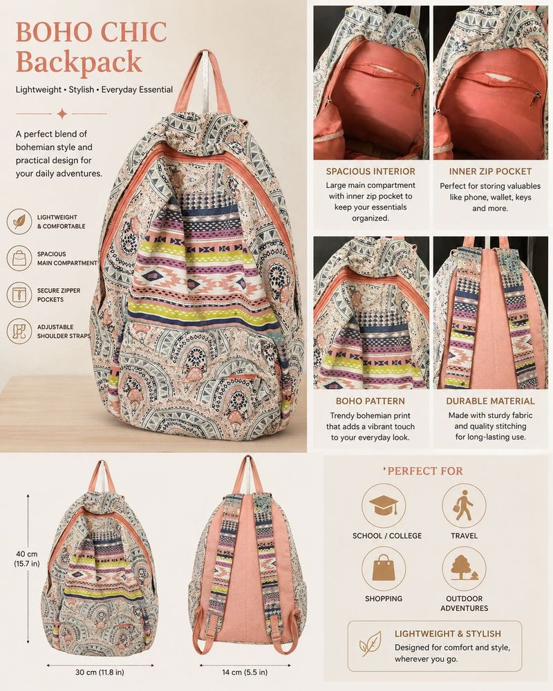 Boho Chic Backpack