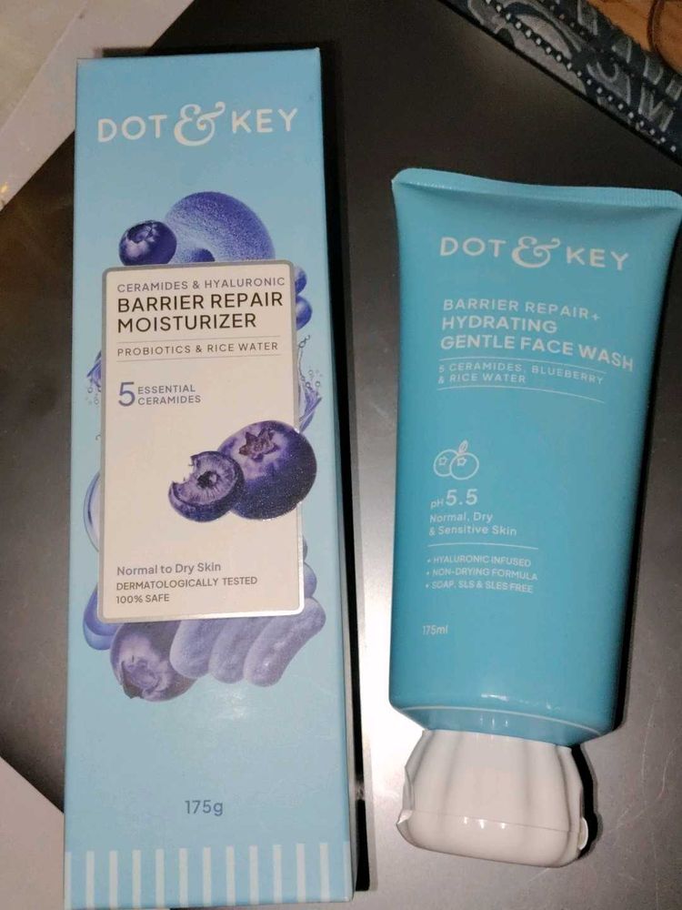 Dot &amp; Key Barrier Repair Face Wash &amp; Moisturizer