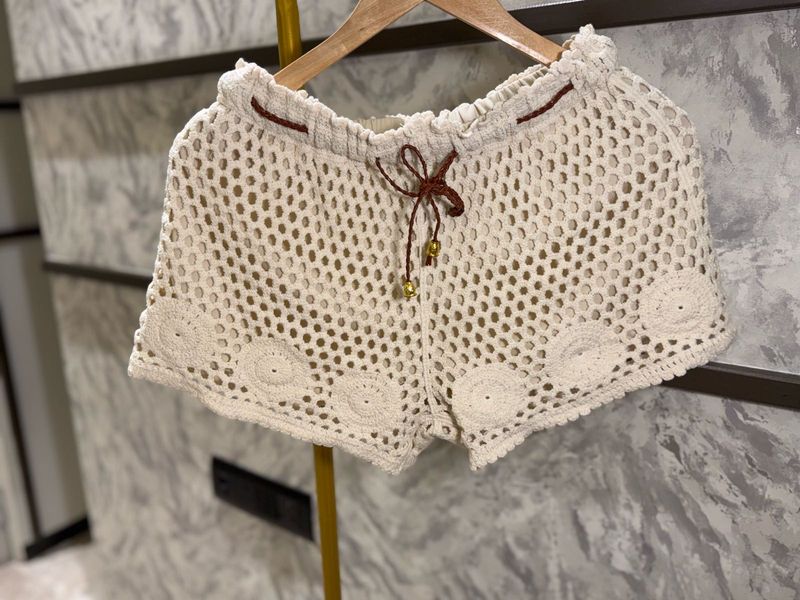 Boho Crochet Shorts