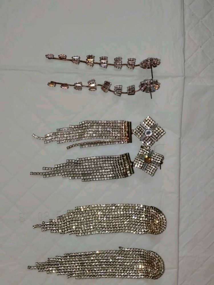 Sparkly Earring Set combo of 3