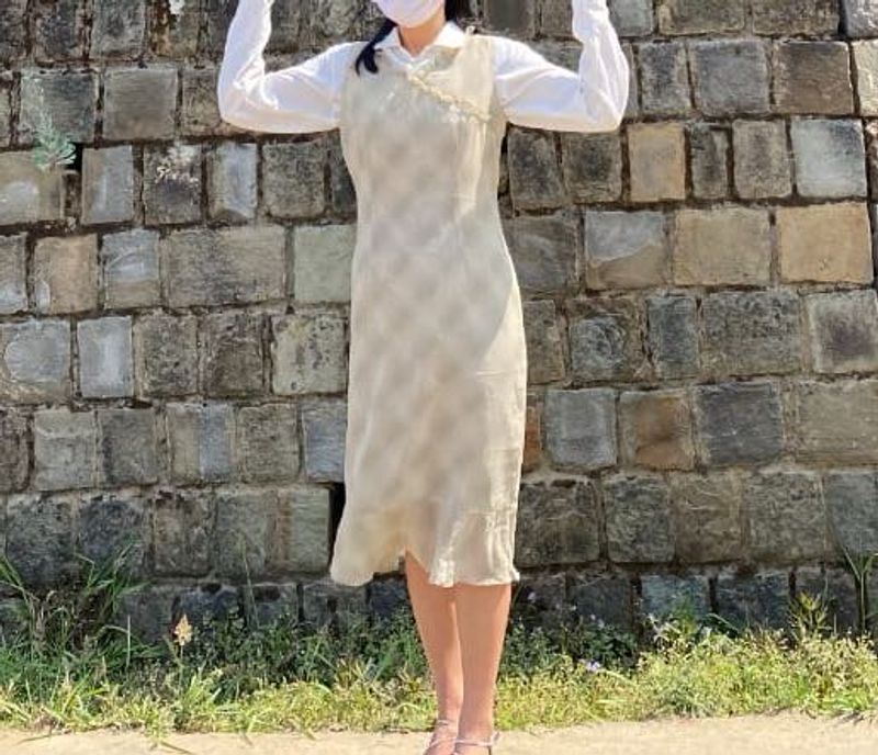 Korean Elegant Sleeveless Dress