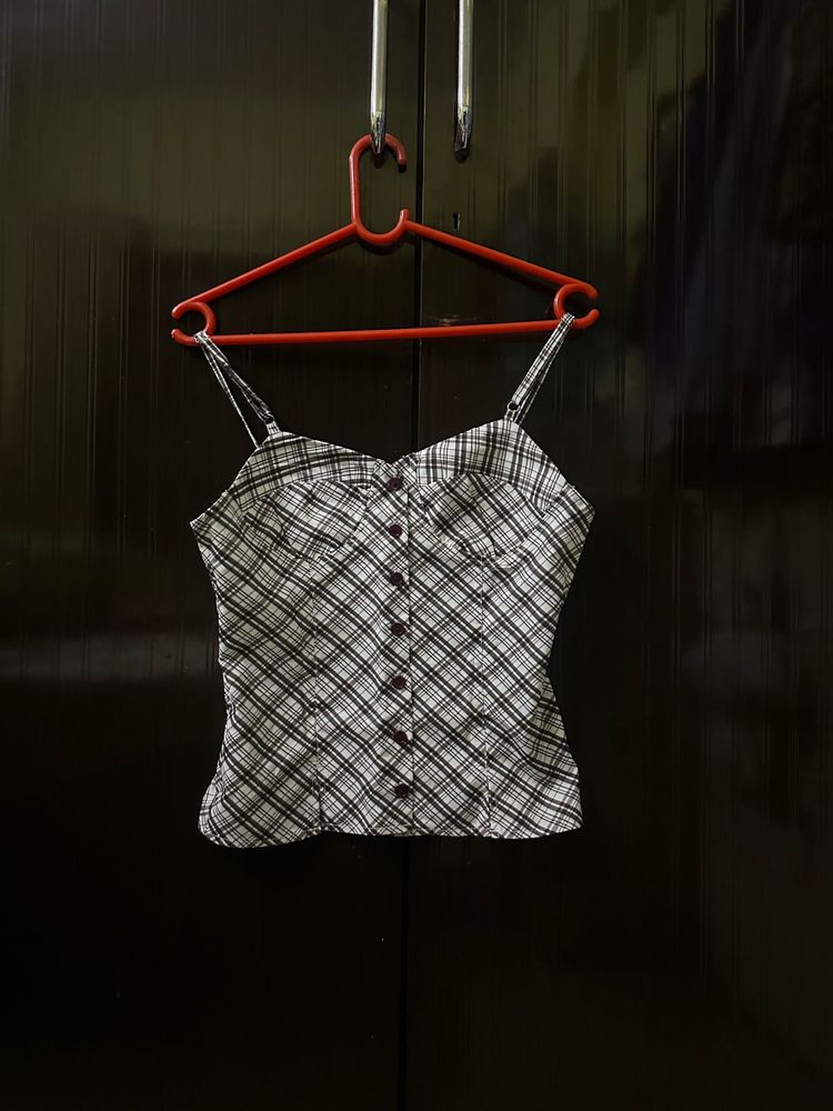 Classic Plaid Camisole Top