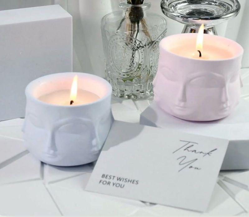 Face Design Scented Candle Set