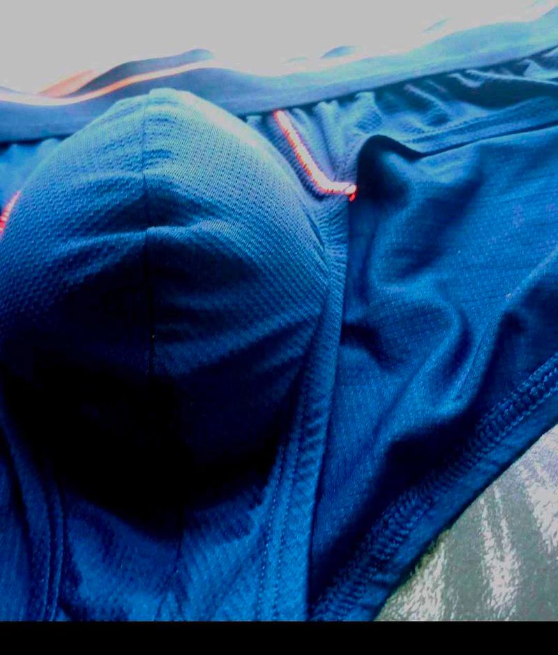 Men's Blue Athletic Briefs