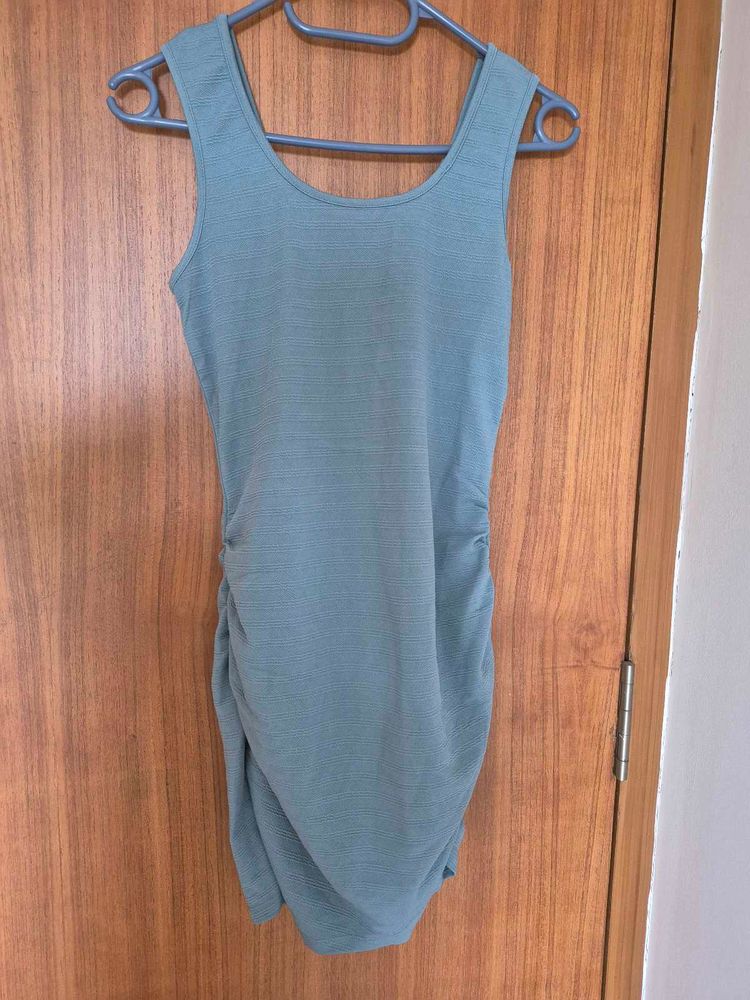 Sleek Ruched Tank Dress