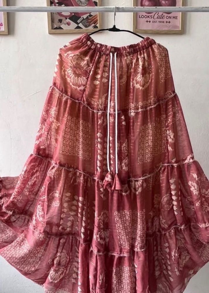 Bohemian Tiered Maxi Skirt