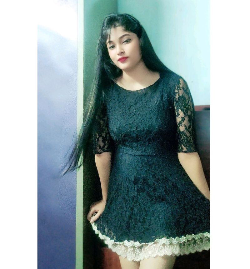 Cute Black Net Dress
