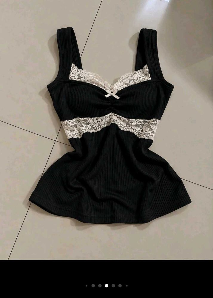 Black Lace Top