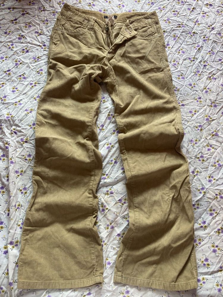 Women's Tan Corduroy Pants