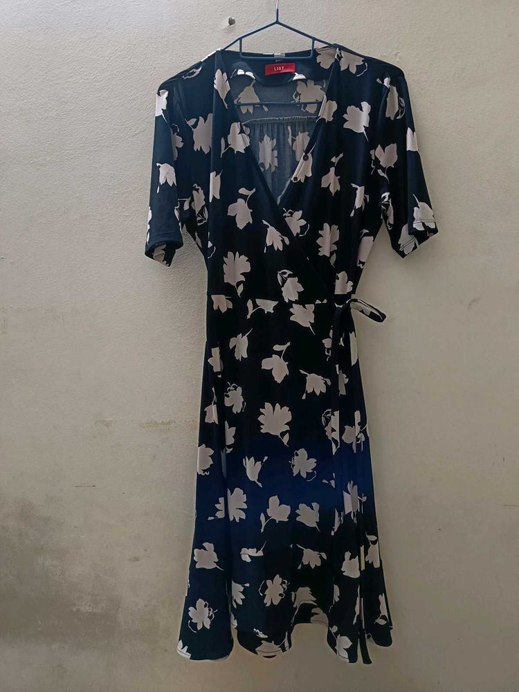 Floral Wrap Dress