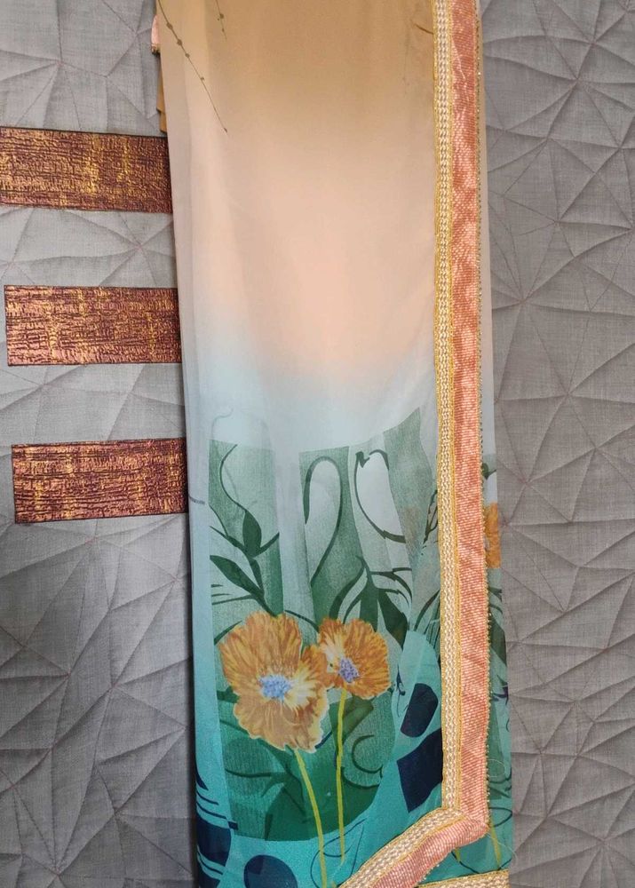 Beautiful Floral Saree