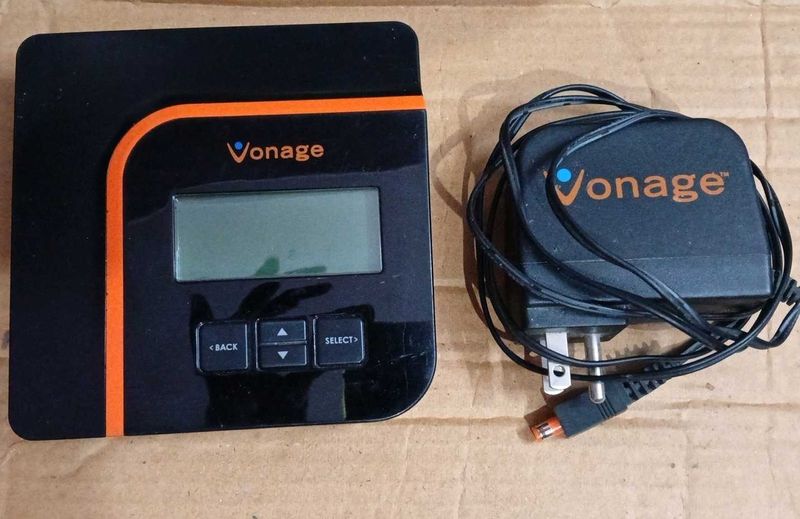 Vonage VoIP Phone Adapter &amp; Power Supply
