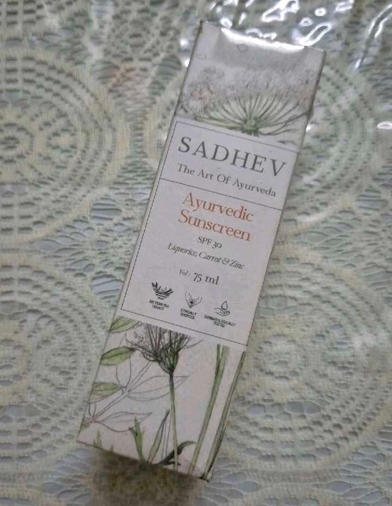 Sadhev Ayurvedic Sunscreen