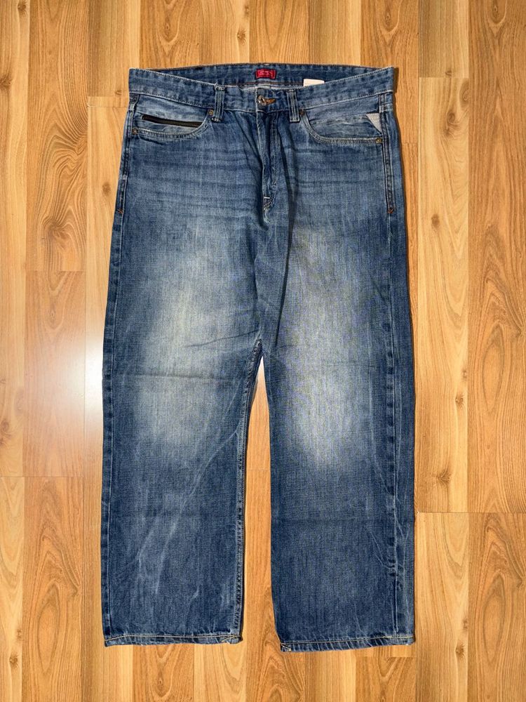 Seanjohn Men's Blue Denim Jeans