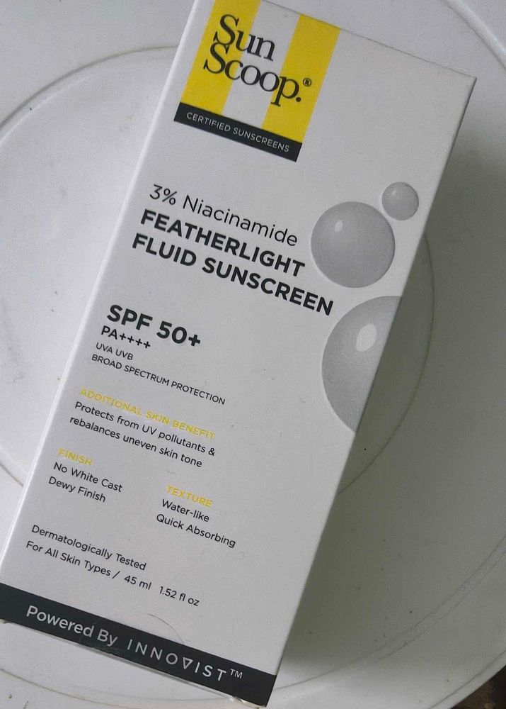 Sun Scoop Featherlight Fluid Sunscreen SPF 50+
