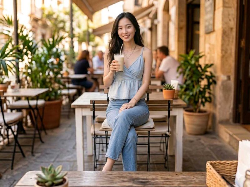 Light Blue Camisole Top