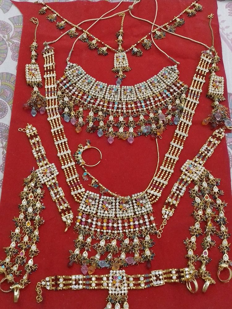 Bridal Jewellery Set (Multi Color)