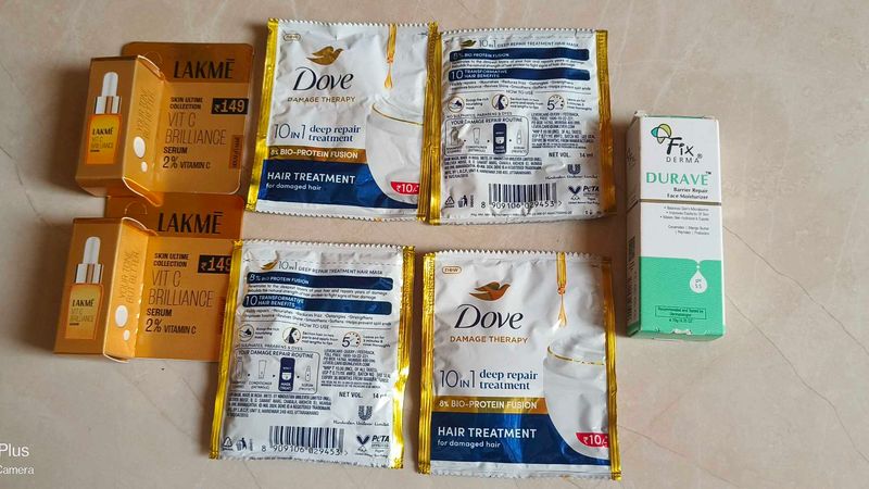 Lakme, Dove &amp; Fix Derma Skincare Bundle