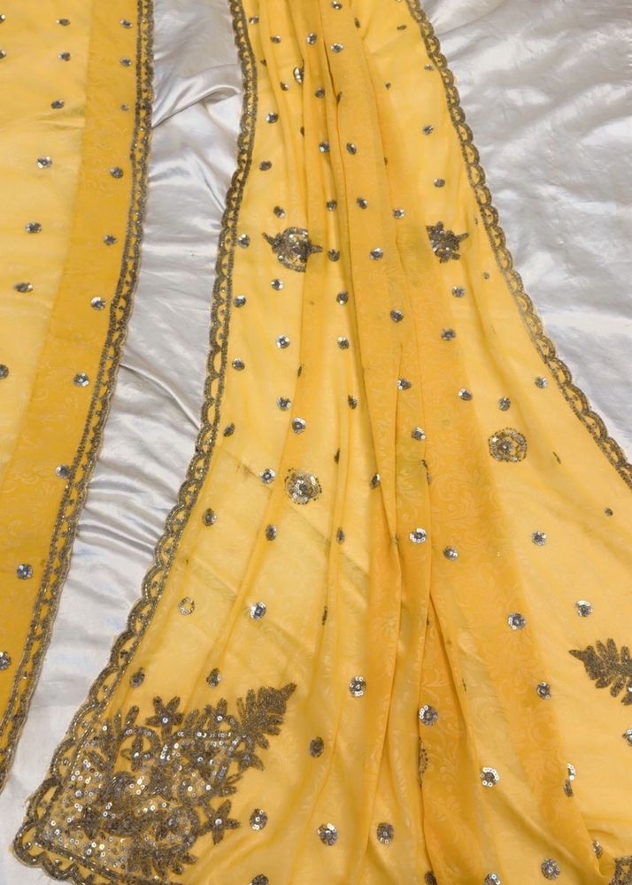 Yellow saree