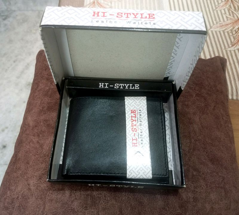 Hi-Style Leather New Wallet Not Use 👍