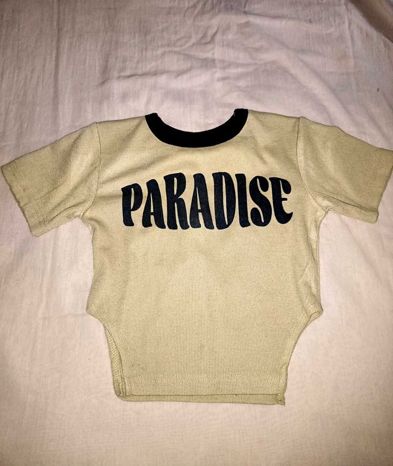 Cute "Paradise" Baby Onesie