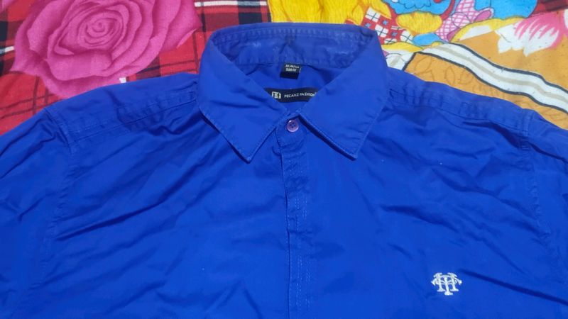 Men's Blue Button Down Shirt