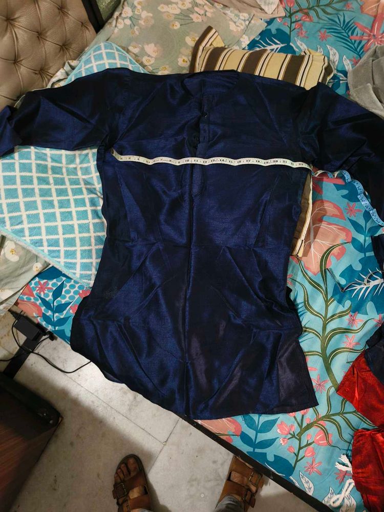 Elegant Navy Blue Kurta n pajyama