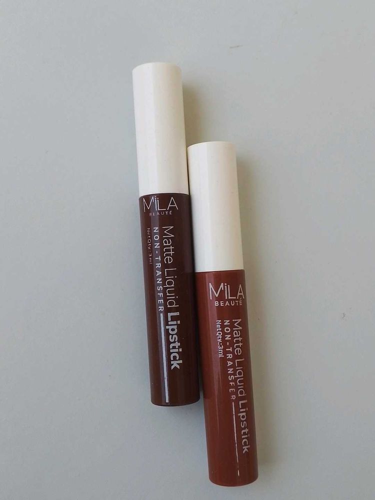 MILA BEAUTE Matte Liquid Lipstick Duo