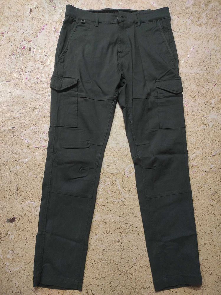 Men's Dark Green Cargo Pants