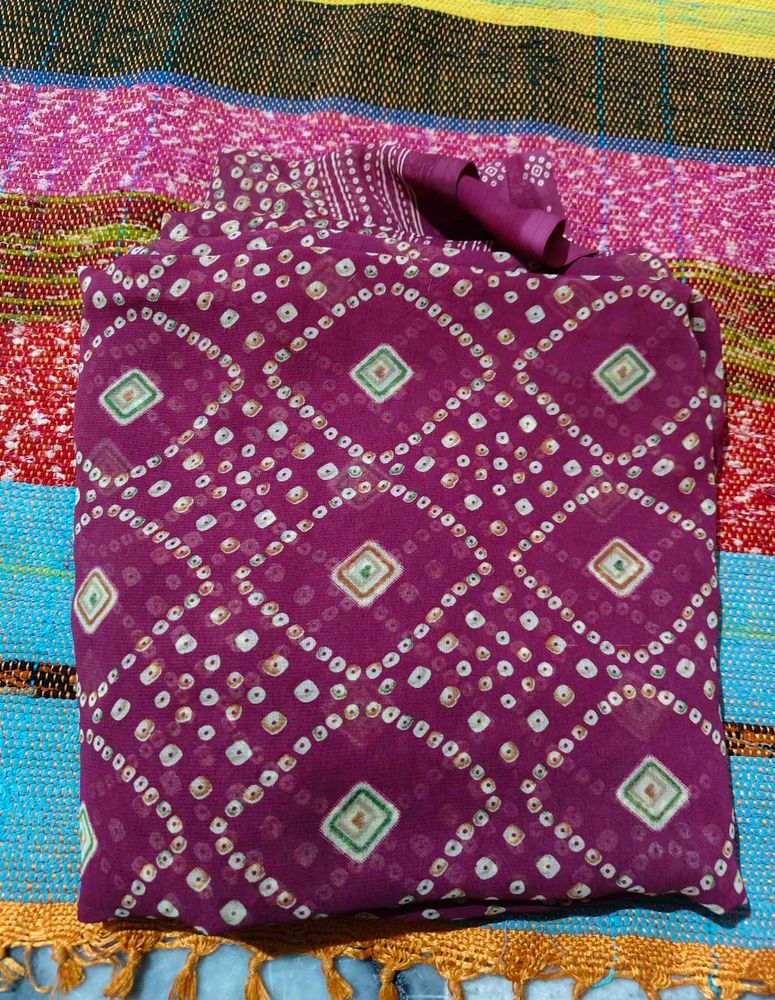 Beautiful Bandhani Saree