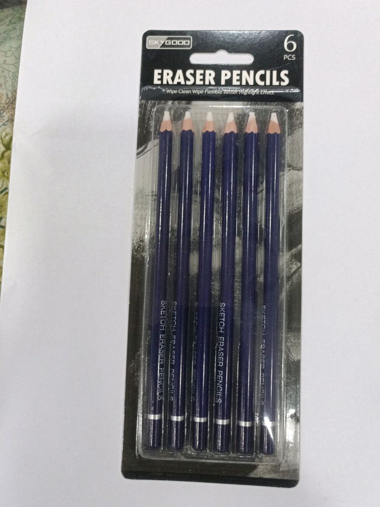 Eraser Pencil Wipe Clean Wip Flexible Better