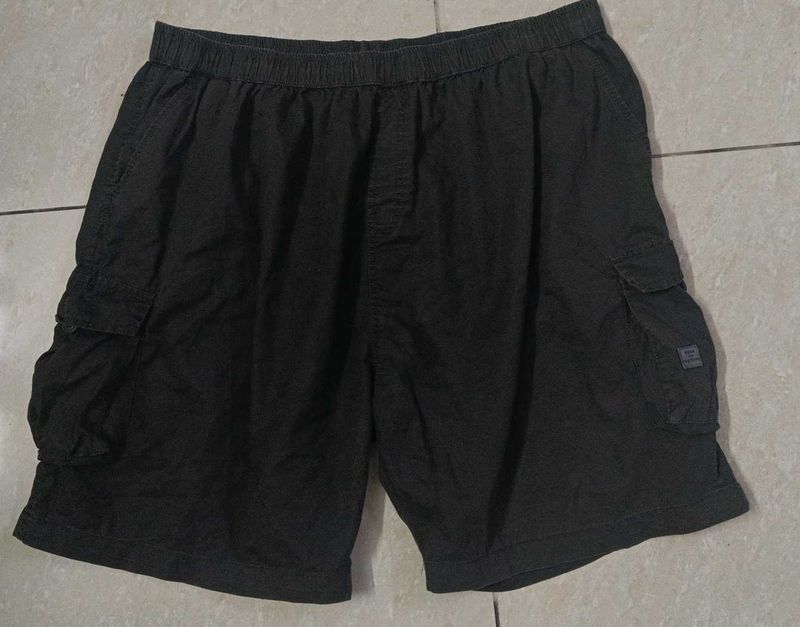 Black Cargo Shorts