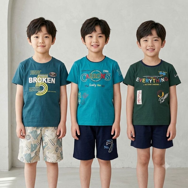 Boys' Graphic Tee &amp; Shorts Set of 3