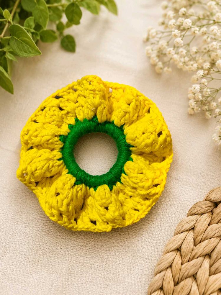 Handmade Crochet Scrunchie