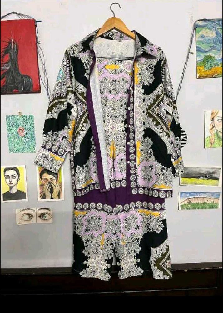 Vintage Paisley Print Co-ord Set