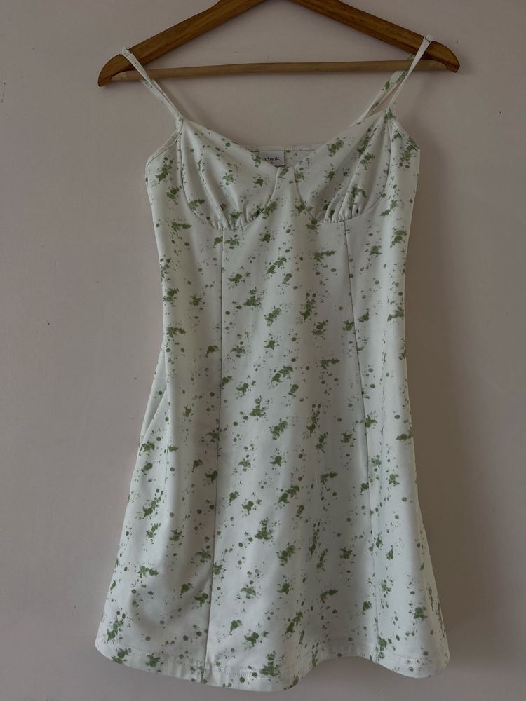 Urbanic Floral Print Mini Slip Dress