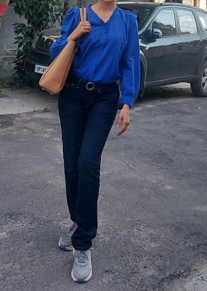 Elite Fit Full Length Blue Jeans