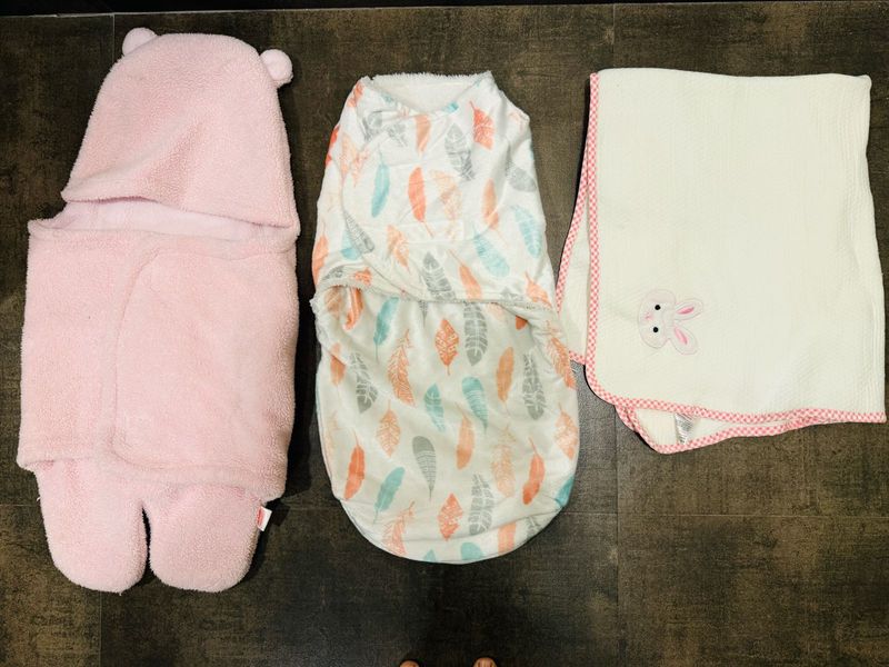 Baby Swaddle &amp; Blanket Set