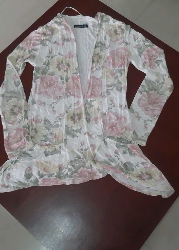 Floral Print Open Suncoat /Shrug / jacket