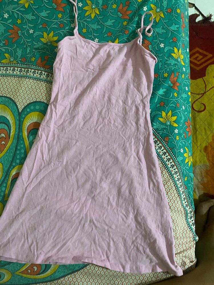 Light Pink Spaghetti Strap Dress