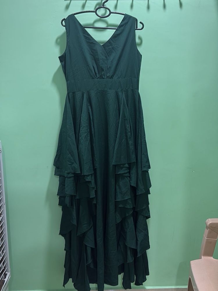 Elegant Ruffled Maxi Dress