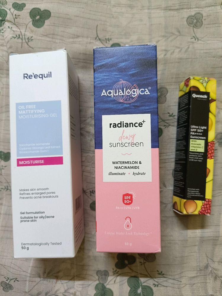 Sunscreen Moisturizer Combo