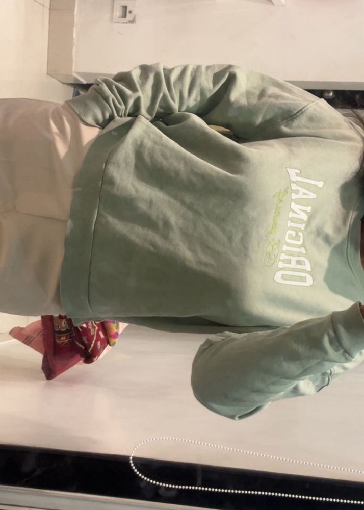 Pastel Green Cozy Sweatshirt